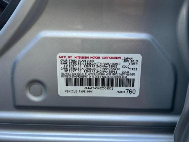 Photo 9 VIN: JA4AZ3A34EZ008572 - MITSUBISHI OUTLANDER 