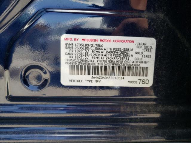 Photo 12 VIN: JA4AZ3A34EZ013514 - MITSUBISHI OUTLANDER 