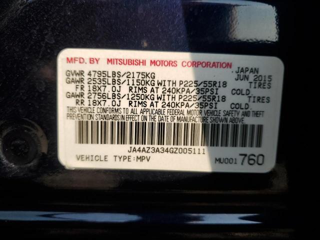 Photo 12 VIN: JA4AZ3A34GZ005111 - MITSUBISHI OUTLANDER 