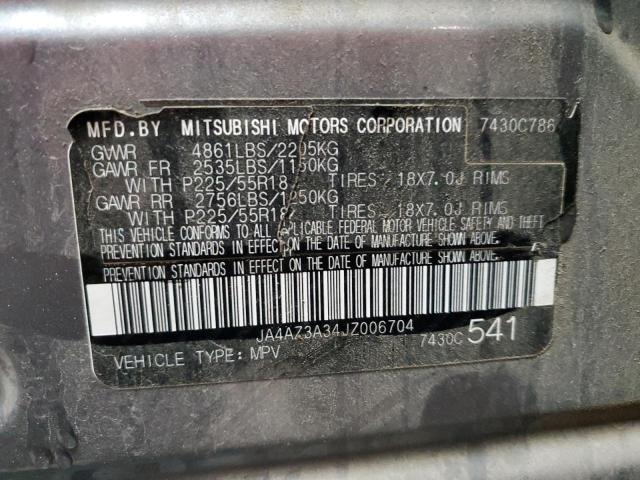 Photo 12 VIN: JA4AZ3A34JZ006704 - MITSUBISHI OUTLANDER 