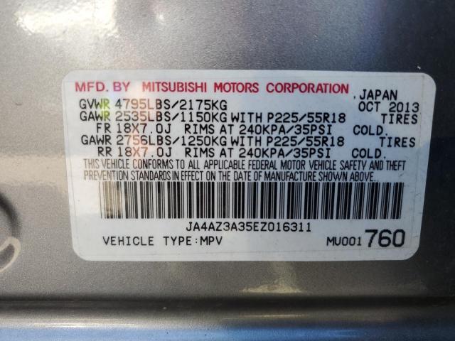 Photo 12 VIN: JA4AZ3A35EZ016311 - MITSUBISHI OUTLANDER 