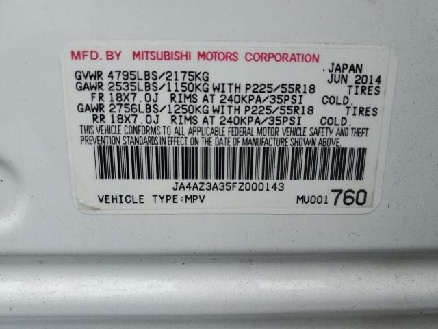 Photo 12 VIN: JA4AZ3A35FZ000143 - MITSUBISHI OUTLANDER 