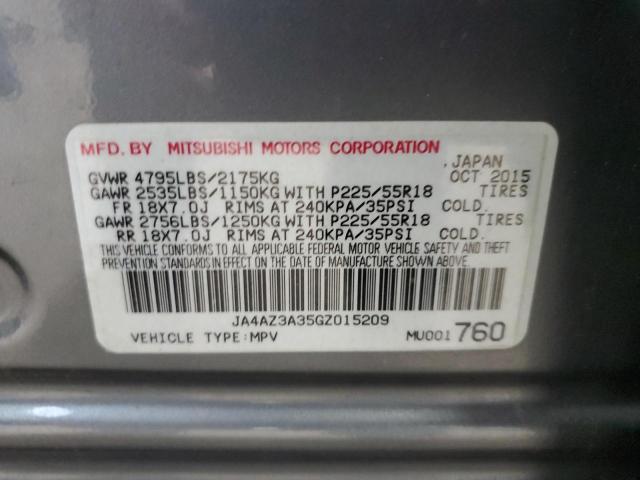 Photo 12 VIN: JA4AZ3A35GZ015209 - MITSUBISHI OUTLANDER 