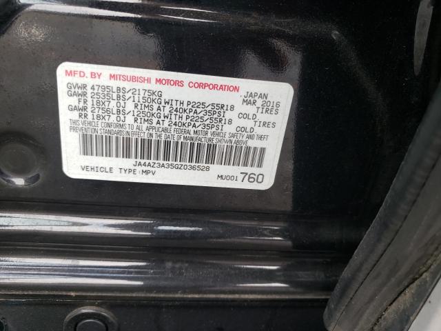 Photo 9 VIN: JA4AZ3A35GZ036528 - MITSUBISHI OUTLANDER 