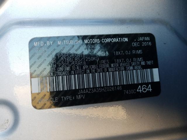 Photo 9 VIN: JA4AZ3A35HZ026146 - MITSUBISHI OUTLANDER 