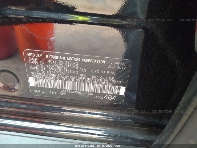 Photo 8 VIN: JA4AZ3A35HZ050396 - MITSUBISHI OUTLANDER 