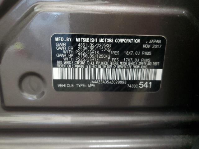 Photo 12 VIN: JA4AZ3A35JZ029893 - MITSUBISHI OUTLANDER 