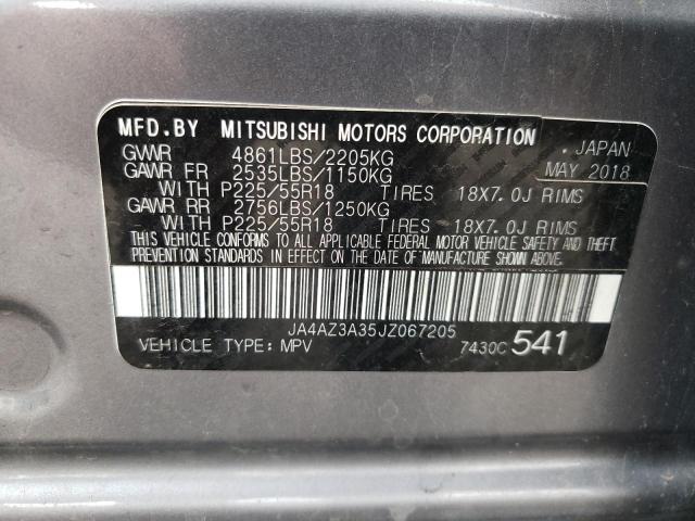 Photo 9 VIN: JA4AZ3A35JZ067205 - MITSUBISHI OUTLANDER 