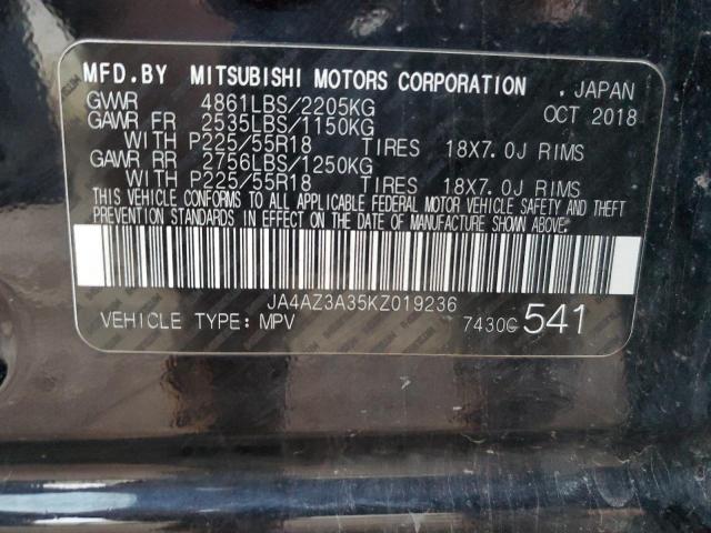 Photo 12 VIN: JA4AZ3A35KZ019236 - MITSUBISHI OUTLANDER 