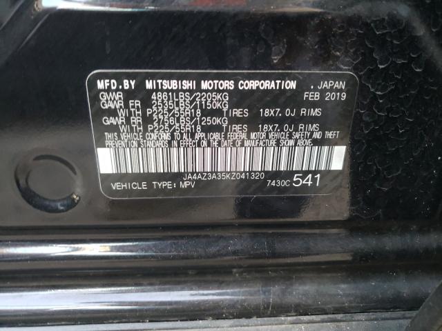 Photo 9 VIN: JA4AZ3A35KZ041320 - MITSUBISHI OUTLANDER 