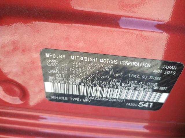 Photo 11 VIN: JA4AZ3A35KZ047411 - MITSUBISHI OUTLANDER 