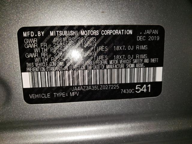 Photo 9 VIN: JA4AZ3A35LZ027225 - MITSUBISHI OUTLANDER 