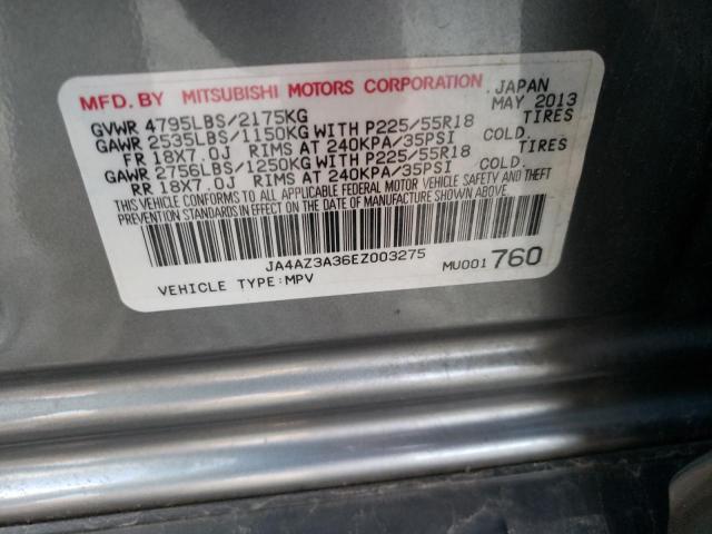 Photo 12 VIN: JA4AZ3A36EZ003275 - MITSUBISHI OUTLANDER 