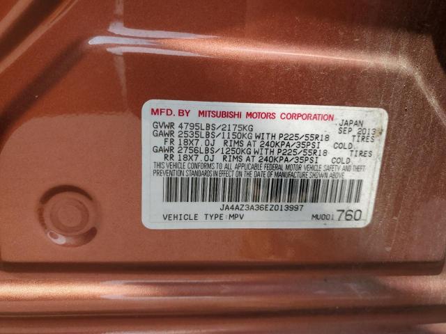 Photo 12 VIN: JA4AZ3A36EZ013997 - MITSUBISHI OUTLANDER 