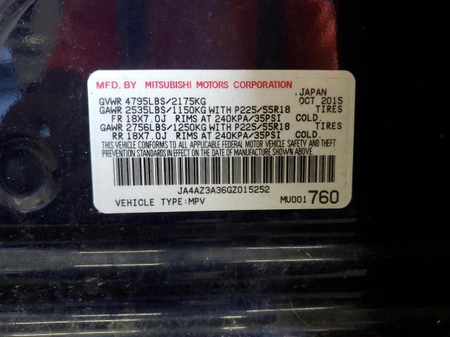 Photo 12 VIN: JA4AZ3A36GZ015252 - MITSUBISHI OUTLANDER 