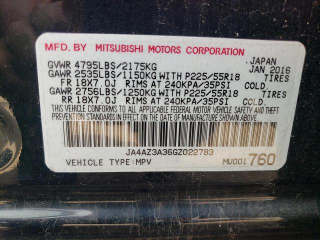 Photo 13 VIN: JA4AZ3A36GZ022783 - MITSUBISHI OUTLANDER 