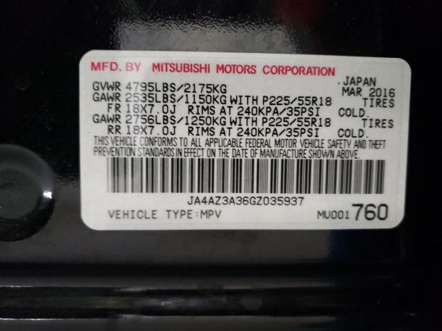 Photo 9 VIN: JA4AZ3A36GZ035937 - MITSUBISHI OUTLANDER 