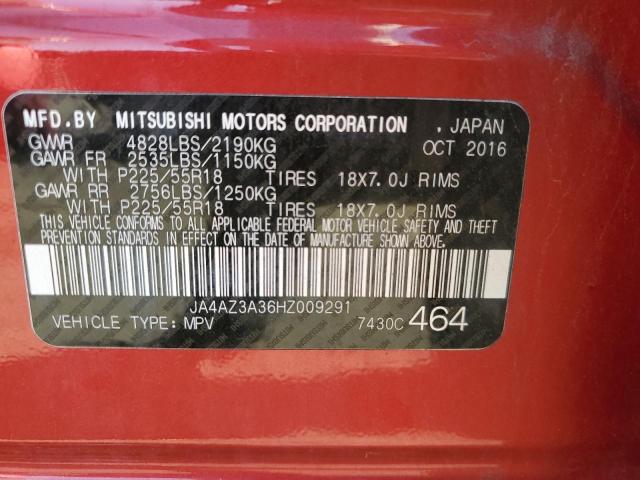 Photo 11 VIN: JA4AZ3A36HZ009291 - MITSUBISHI OUTLANDER 