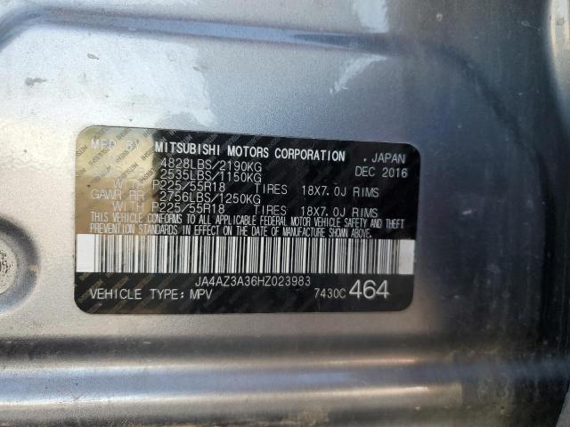 Photo 12 VIN: JA4AZ3A36HZ023983 - MITSUBISHI OUTLANDER 