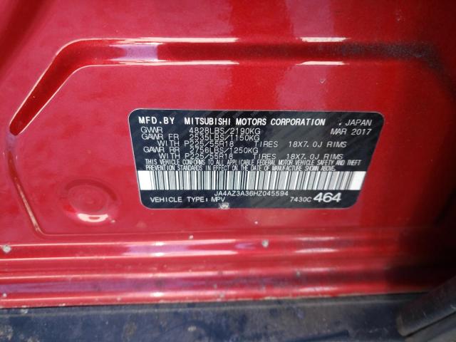 Photo 9 VIN: JA4AZ3A36HZ045594 - MITSUBISHI OUTLANDER 