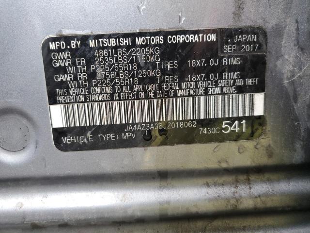 Photo 11 VIN: JA4AZ3A36JZ018062 - MITSUBISHI OUTLANDER 