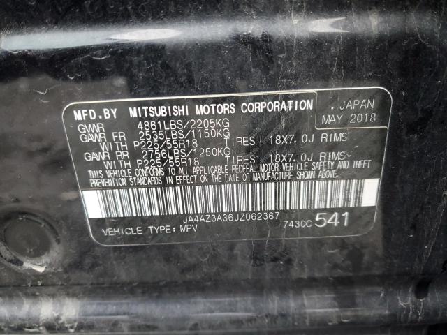 Photo 12 VIN: JA4AZ3A36JZ062367 - MITSUBISHI OUTLANDER 