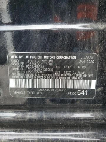 Photo 12 VIN: JA4AZ3A36LZ034751 - MITSUBISHI OUTLANDER 