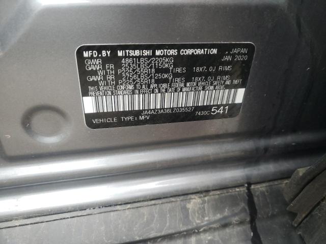 Photo 9 VIN: JA4AZ3A36LZ035527 - MITSUBISHI OUTLANDER 