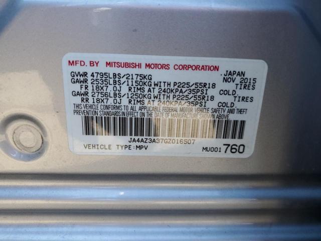 Photo 9 VIN: JA4AZ3A37GZ016507 - MITSUBISHI OUTLANDER 