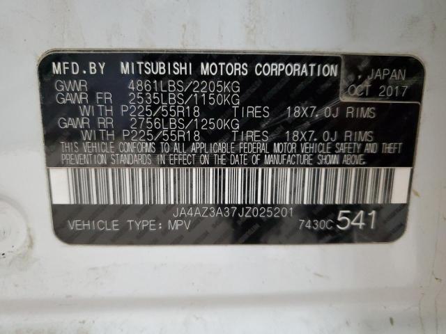 Photo 12 VIN: JA4AZ3A37JZ025201 - MITSUBISHI OUTLANDER 