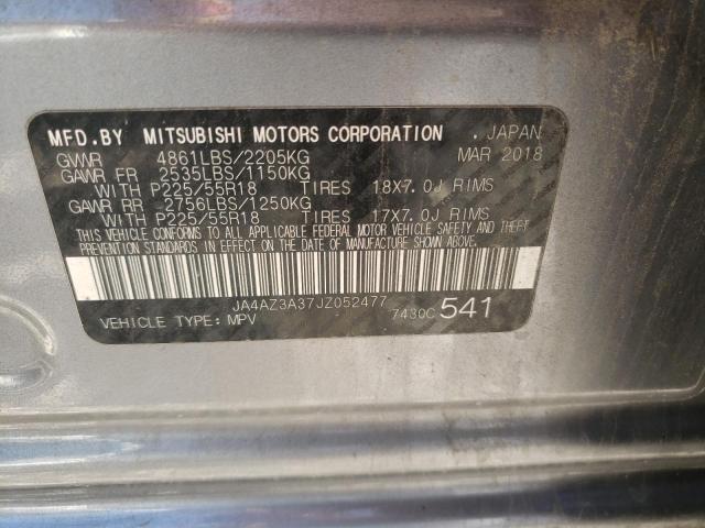 Photo 9 VIN: JA4AZ3A37JZ052477 - MITSUBISHI OUTLANDER 