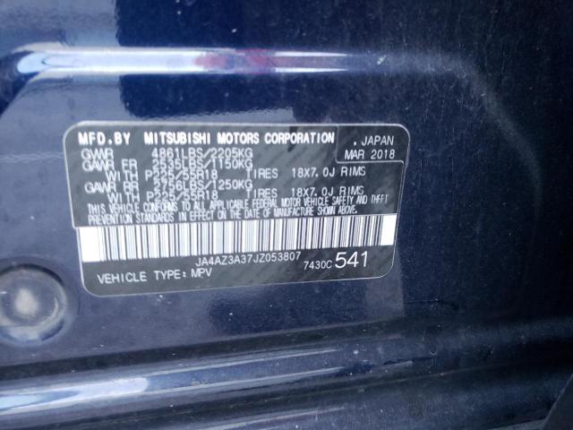 Photo 9 VIN: JA4AZ3A37JZ053807 - MITSUBISHI OUTLANDER 