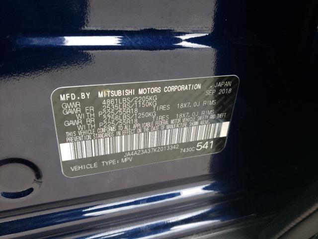 Photo 9 VIN: JA4AZ3A37KZ013342 - MITSUBISHI OUTLANDER 