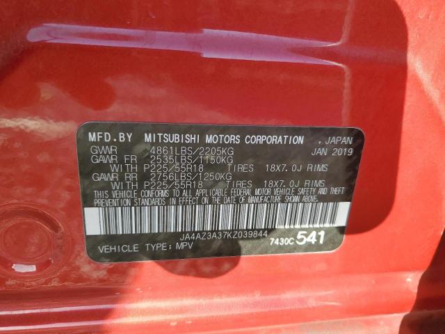 Photo 9 VIN: JA4AZ3A37KZ039844 - MITSUBISHI OUTLANDER 