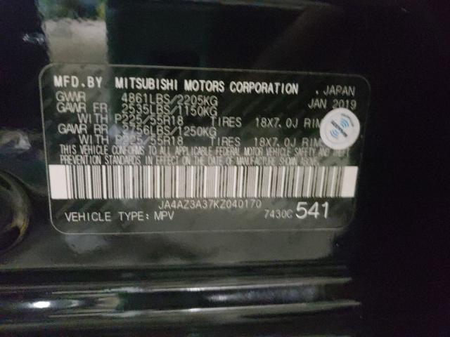 Photo 9 VIN: JA4AZ3A37KZ040170 - MITSUBISHI OUTLANDER 