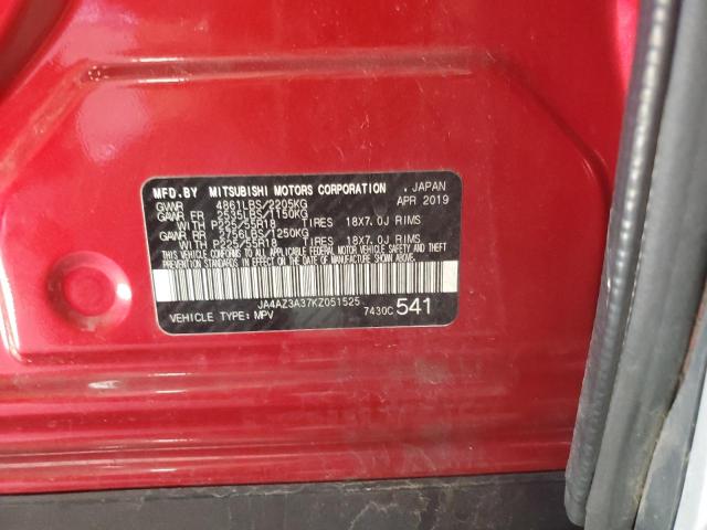 Photo 12 VIN: JA4AZ3A37KZ051525 - MITSUBISHI OUTLANDER 