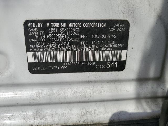 Photo 12 VIN: JA4AZ3A37LZ024049 - MITSUBISHI OUTLANDER 