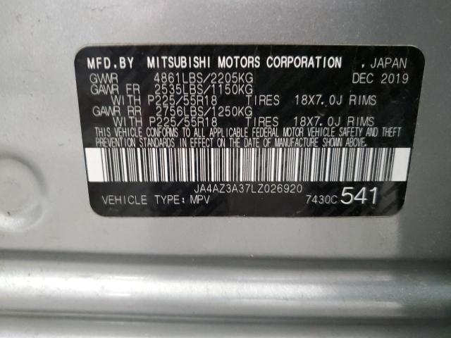 Photo 13 VIN: JA4AZ3A37LZ026920 - MITSUBISHI OUTLANDER 