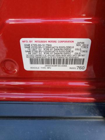 Photo 12 VIN: JA4AZ3A38FZ010066 - MITSUBISHI OUTLANDER 