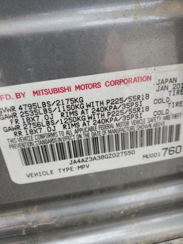 Photo 12 VIN: JA4AZ3A38GZ027550 - MITSUBISHI OUTLANDER 