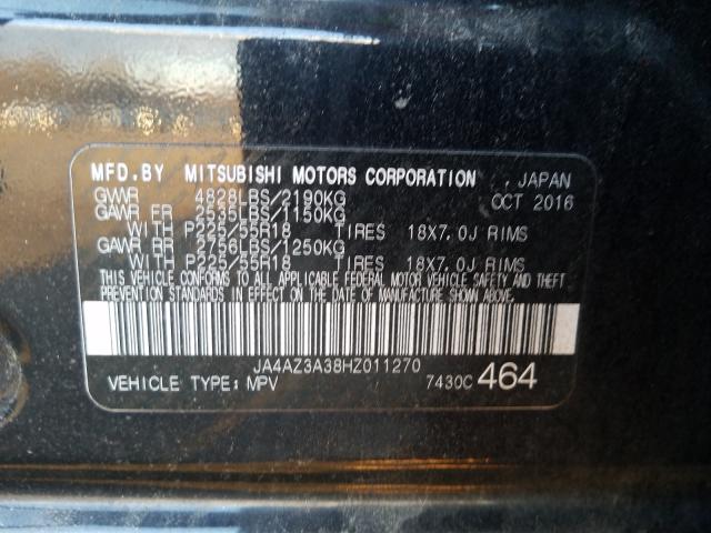 Photo 9 VIN: JA4AZ3A38HZ011270 - MITSUBISHI OUTLANDER 