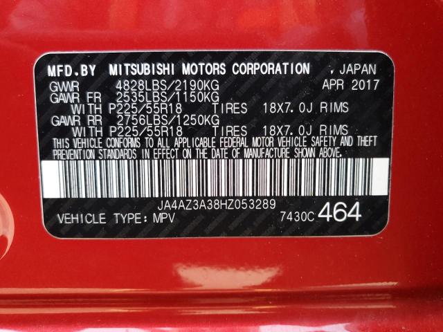 Photo 9 VIN: JA4AZ3A38HZ053289 - MITSUBISHI OUTLANDER 