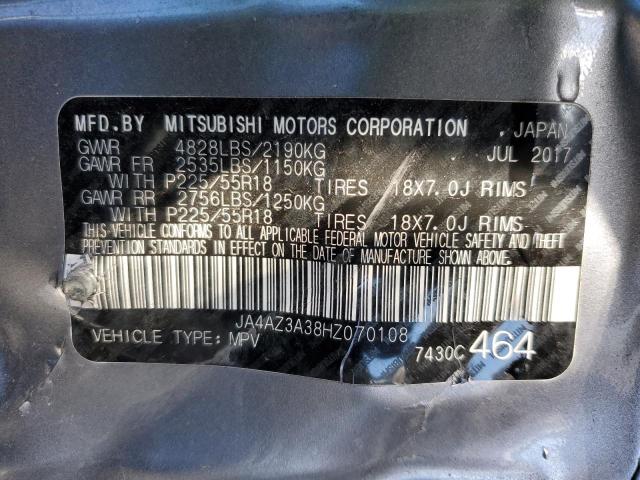 Photo 11 VIN: JA4AZ3A38HZ070108 - MITSUBISHI OUTLANDER 