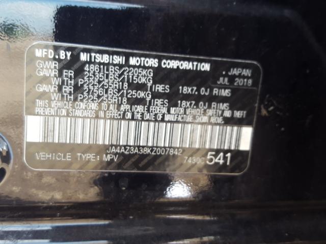 Photo 9 VIN: JA4AZ3A38KZ007842 - MITSUBISHI OUTLANDER 