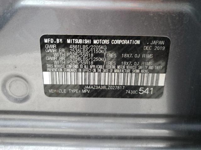 Photo 12 VIN: JA4AZ3A38LZ027817 - MITSUBISHI OUTLANDER 