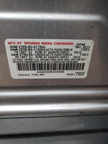 Photo 9 VIN: JA4AZ3A39EZ005599 - MITSUBISHI OUTLANDER 