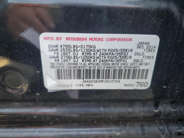 Photo 12 VIN: JA4AZ3A39FZ010724 - MITSUBISHI OUTLANDER 