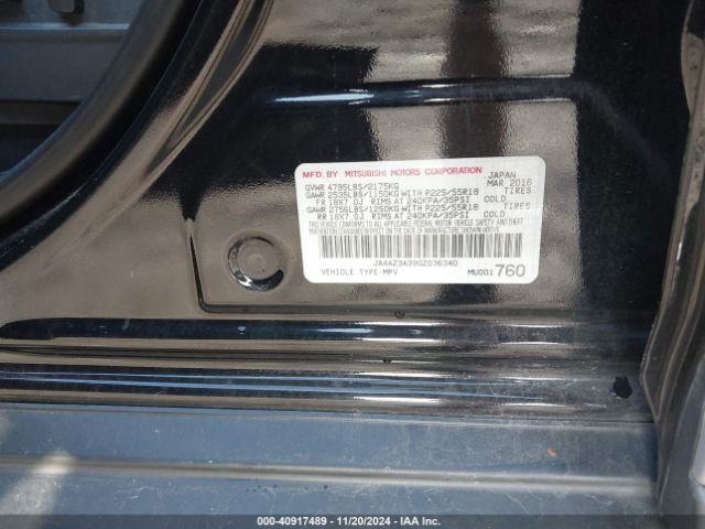 Photo 8 VIN: JA4AZ3A39GZ036340 - MITSUBISHI OUTLANDER 