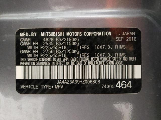 Photo 12 VIN: JA4AZ3A39HZ006806 - MITSUBISHI OUTLANDER 