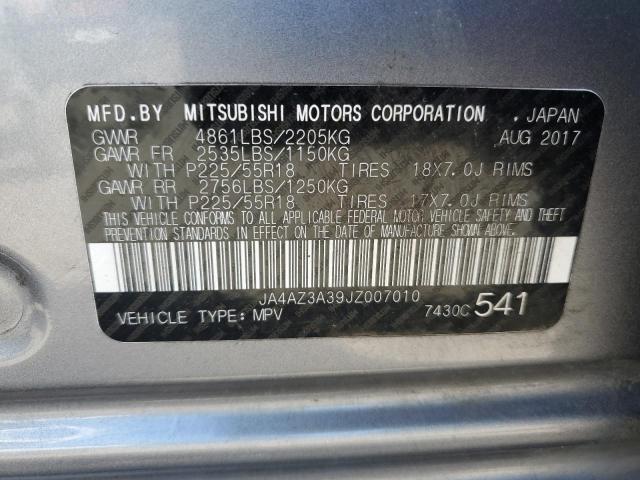 Photo 11 VIN: JA4AZ3A39JZ007010 - MITSUBISHI OUTLANDER 